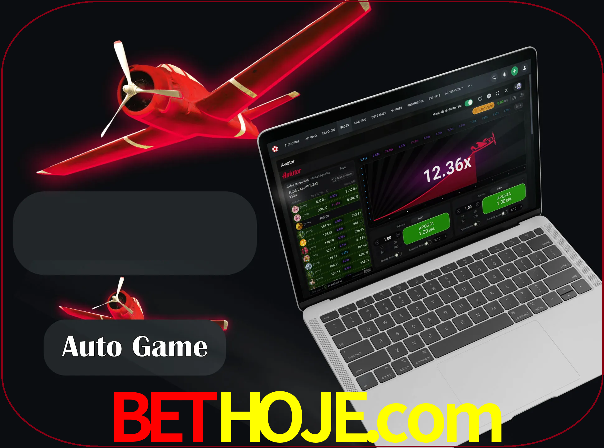No modo automático, os jogos apostam e sacam seu dinheiro automaticamente.