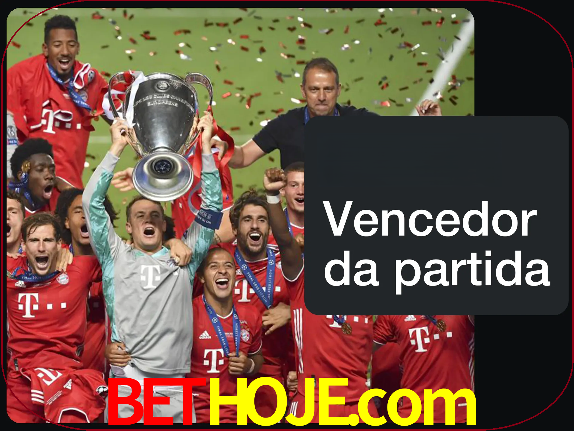 Aposte no vencedor e ganhe uma grande quantia de dinheiro.