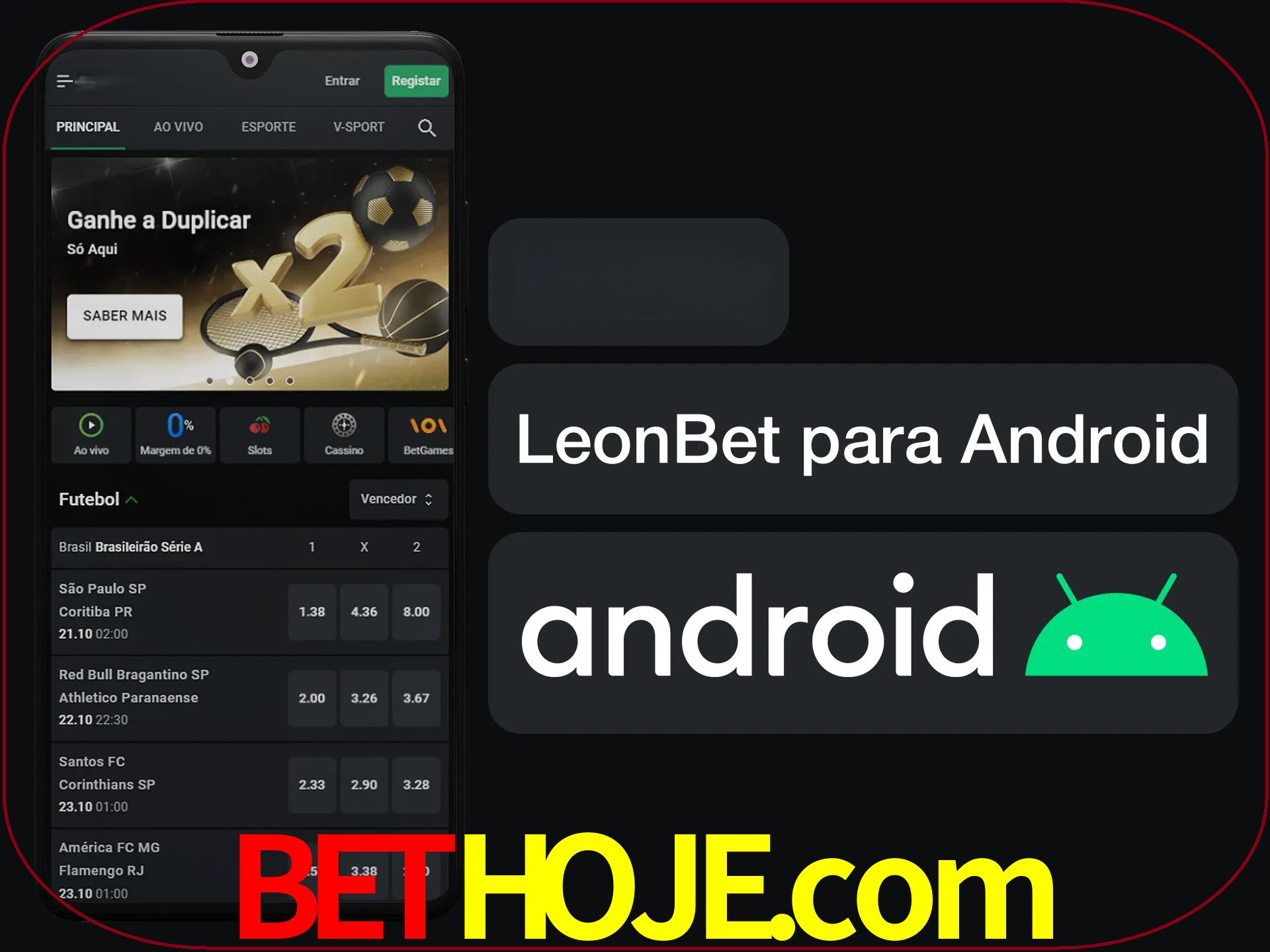 Adquira sua versão poket de LeonBet.