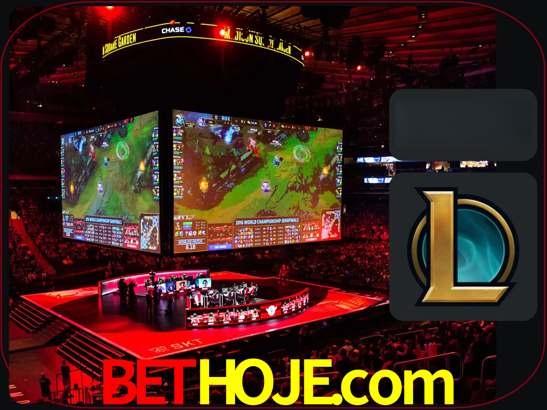 Aposta nos maiores jogos da League of Legends.