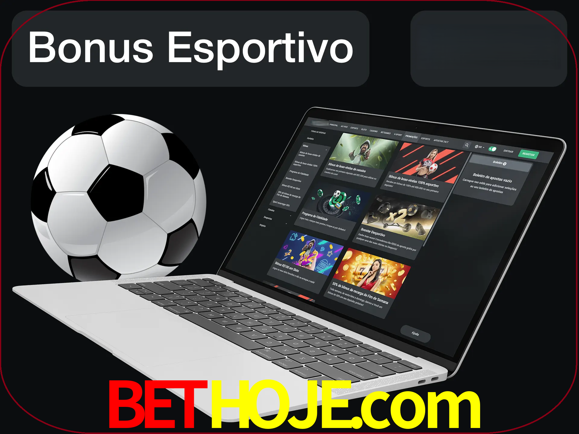 Antes de começar a apostar, use o bônus esportivo.